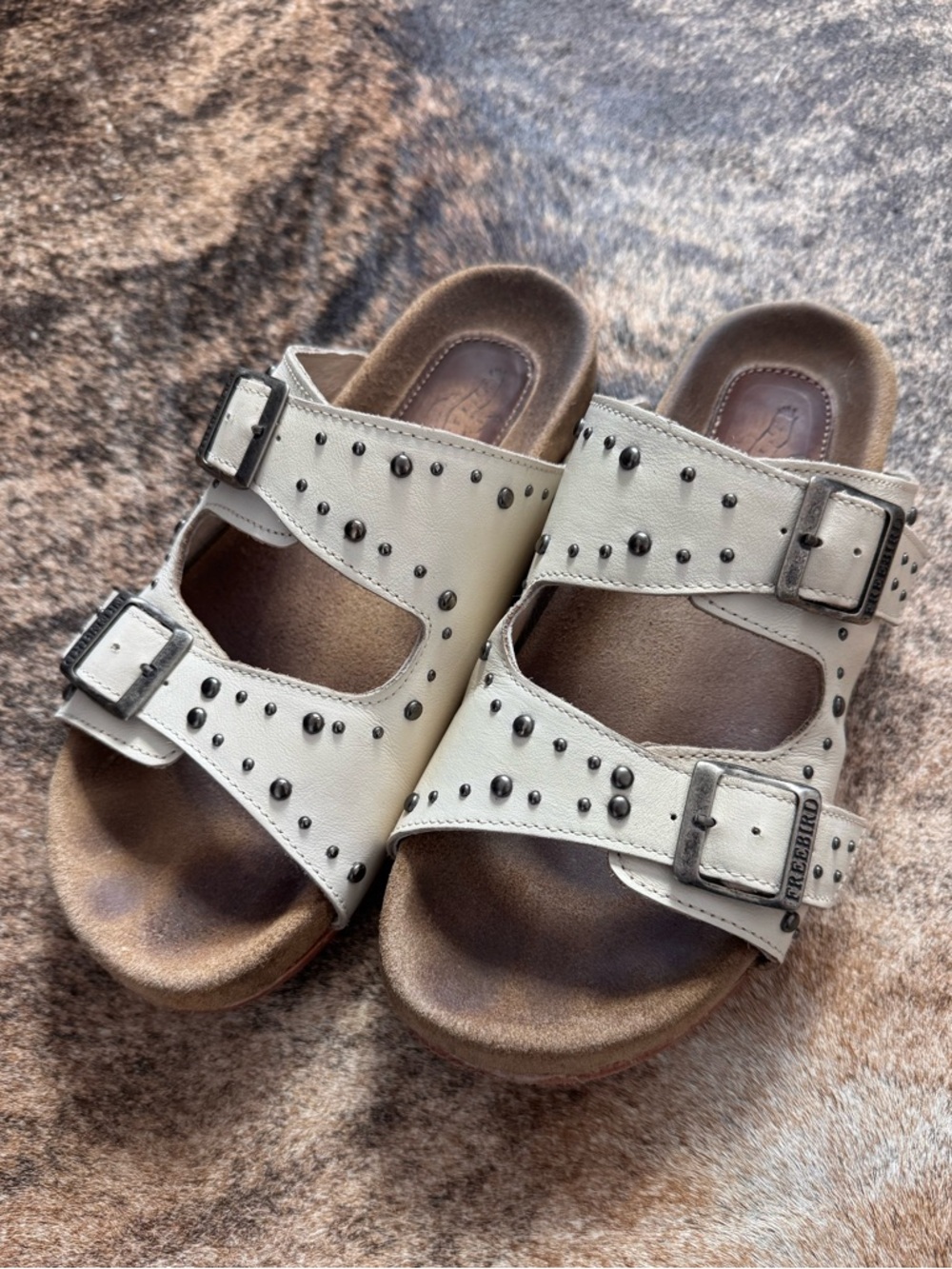 Freebird “Asher” bone leather sandals - size 9